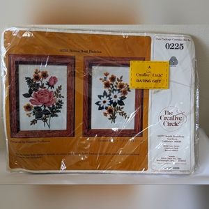 Vintage 1983 embroidery kit by The creative circle #0225